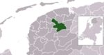 Location of Tytsjerksteradiel