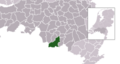 Map - NL - Municipality code 1724 (2009)