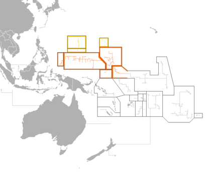 Mapa Micronesia