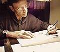 Marc Y. Chenevert Drawing Boeing 727 Color
