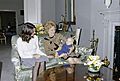 Margaret Sinclair, Pat Nixon, Justin Trudeau 1972-04-14