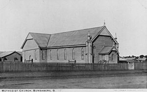 Methodist Church in Barolin Street, Bundaberg, circa 1908