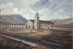 Mission Santa Cruz (Léon Trousset, 1876)