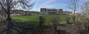 Newton North High School panorama.agr