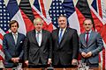 Nicolas de Rivière, Boris Johnson, Mike Pompeo and Heiko Maas in Brussels - 2018 (40838347435)