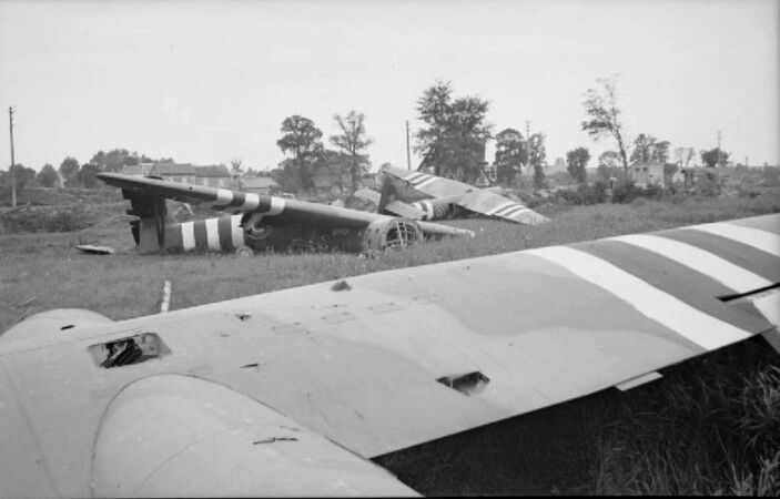 Operation Deadstick canal bridge gliders