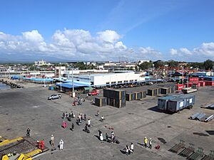Ozamiz Port top view (Baybay Santa Cruz, Ozamiz, Misamis Occidental; 01-24-2024)