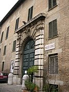 Pesaro, musei civici, entrata
