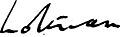 Philip Kerr, 11th Marquess of Lothian signature