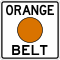 Pittsburgh PA Orange Belt shield.svg