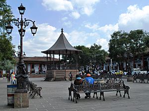 Plaza of Santa Clara del Cobre