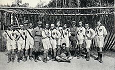 Polish Legionists playing soccer (1914-1918)