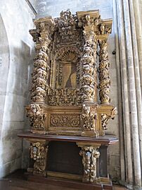 Retable - chapelle des Fonts, cathédrale de Rouen