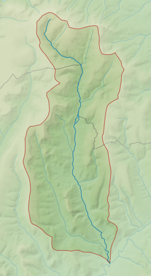 River Yarty map