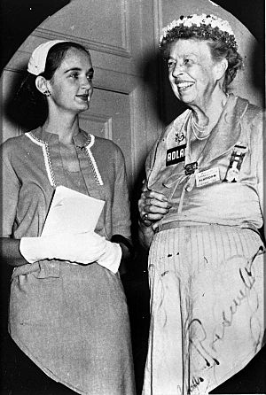 Roxcy Bolton with Eleanor Roosevelt