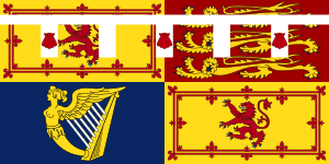 Royal Standard of Prince Harry, Earl of Dumbarton