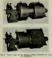 SS MAUI high and low pressure turbines 1917