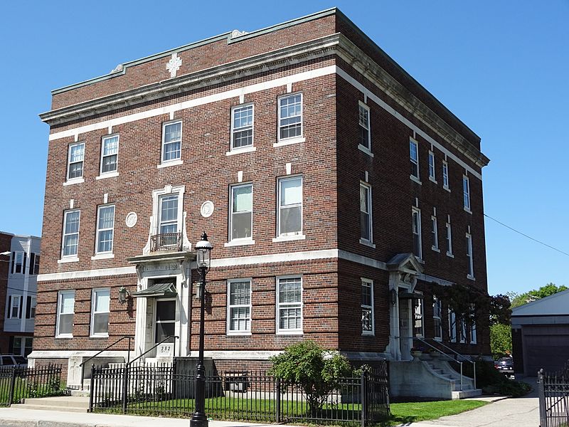 Saint Patrick Church rectory; Lowell, MA; 2012-05-19
