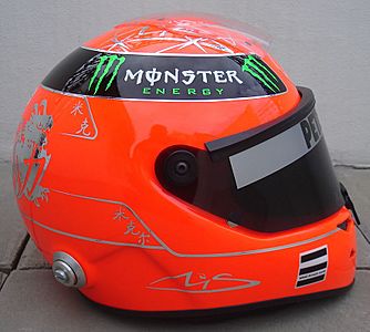 Schumacher 2011 helmet