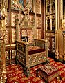 Sovereign's Throne in The House of Lords