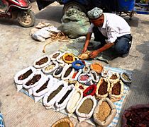 Spice seller, Kashgar market