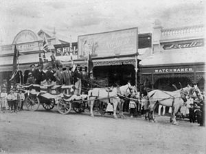 StateLibQld 1 90348 Float of the Charters Towers Stock Exchange, 23 May 1900