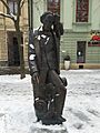 Statue of Hans Christian Andersen in Bratislava, Slovakia 01