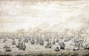 The First Battle of Schooneveld, 28 May 1673 van de Velde RMG BHC0305.jpg