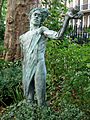 The Green Man by Lydia Kapinska, Woburn Square, London.JPG