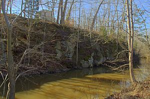 Upper Appomattox Canal Blasted Out of Rock