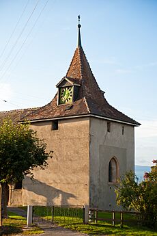 Vuarrens - Clocher d'église