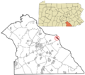 York County Pennsylvania incorporated and unincorporated areas Wrightsville highlighted