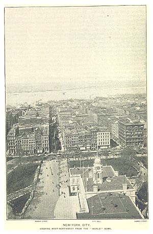 (King1893NYC) pg058 (WNW-LOOKING) NEW-YORK CITY-PANORAMA FROM THE WORLD-DOME