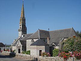 The church of Saint-Magloire, in Mahalon