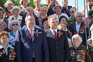 Шевчук и Рогозин 9 мая 2013