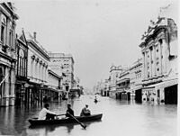 1893 Brisbane flood Queen St