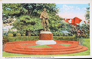 1920 - Allentown First Defenders Civil War Memorial in West Park