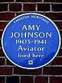 Amy Johnson 1903-1941 Aviator lived here