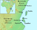 Anglo-Zanzibar war map