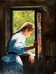 Anna Bilińska - W oknie 1890