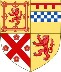 Arms of Andrew Stewart, 1st Lord Avondale (1488)