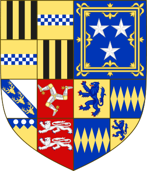 Arms of John Stewart-Murray, 7th Duke of Atholl