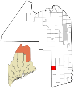 Location of Crystal, Maine