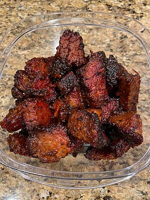 Beef brisket burnt ends