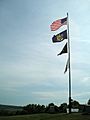 Bennington Battlefield State Historic Site Flags 30May2008