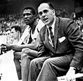 Bill Russell and Red Auerbach 1956