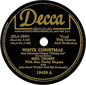 Bing Crosby - White Christmas 1942 10 inch