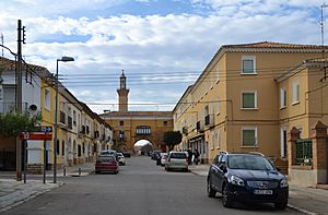 The modern town