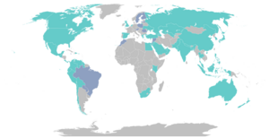 Cinnabon world map