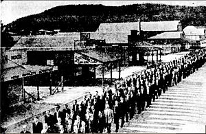 Collinsville mine disaster - funeral procession